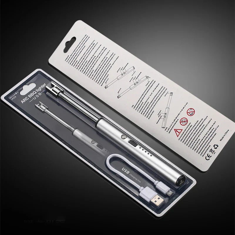 Metal House Electric Arc Lighter USB chargeable