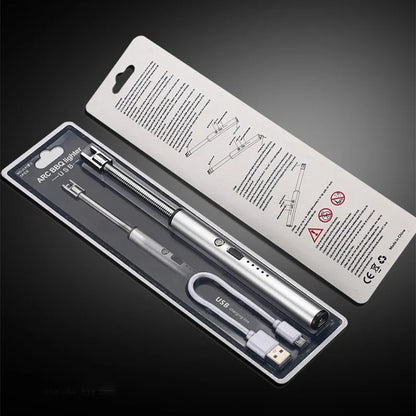 Metal House Electric Arc Lighter USB chargeable