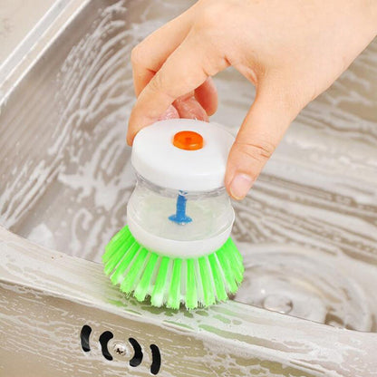 Self Dispensing Cleaning Brush Dish Brush Liquid Soap Plastic Dish Cleaning Brush Home Cleaning