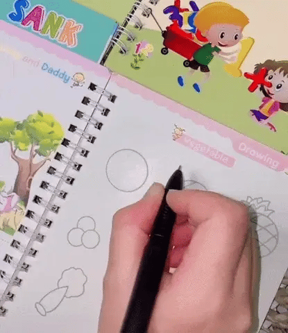 (Set of 4) Sank Magic Book for Kids