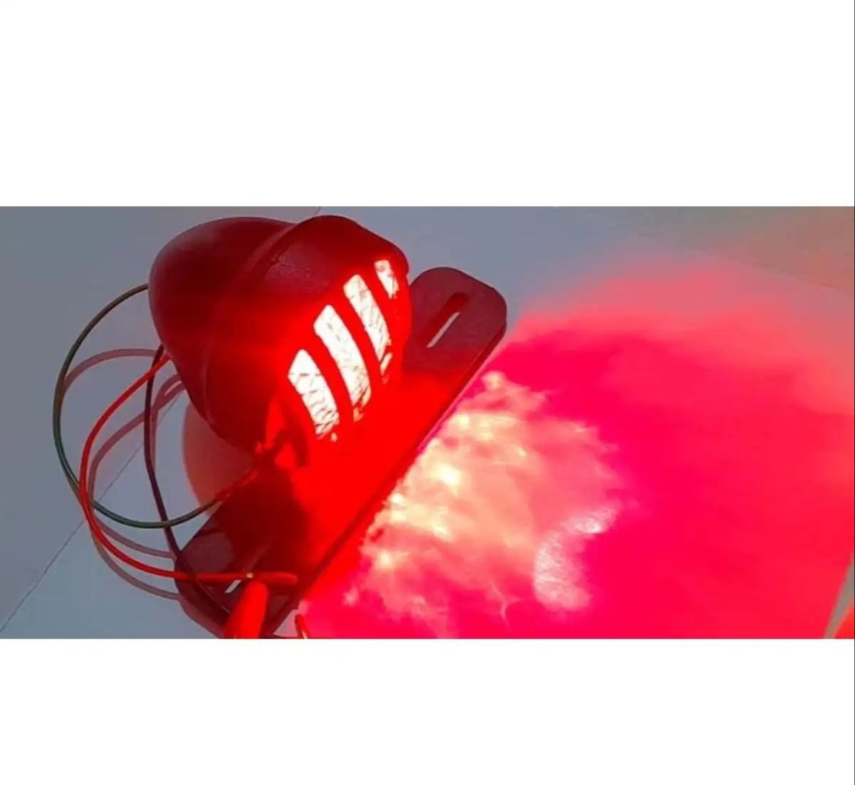 Motorcycle Backlight, With Number Plate Holder 2 In 1 Universal Fitting