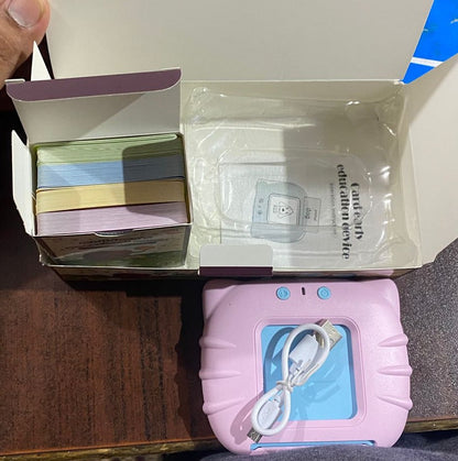 Talking Flash Cards Educational Toy Learn English Words (random Color )