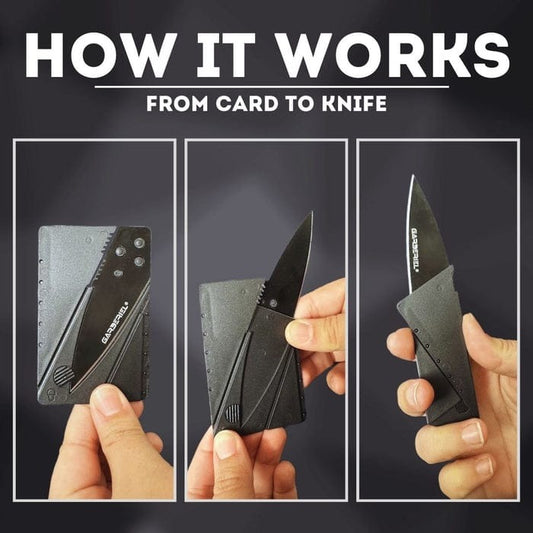 Cardsharp Folding Credit Card Knife