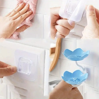 Multicolor Lotus Flower Soap Holder, Double Layer ( Random Color ) – 01 Stand